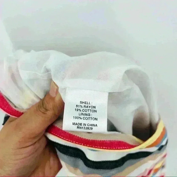 Shaycation x Revolve Elsie Rainbow Mini Skirt Women's Large Ruffles Festival NEW - Picture 11 of 13